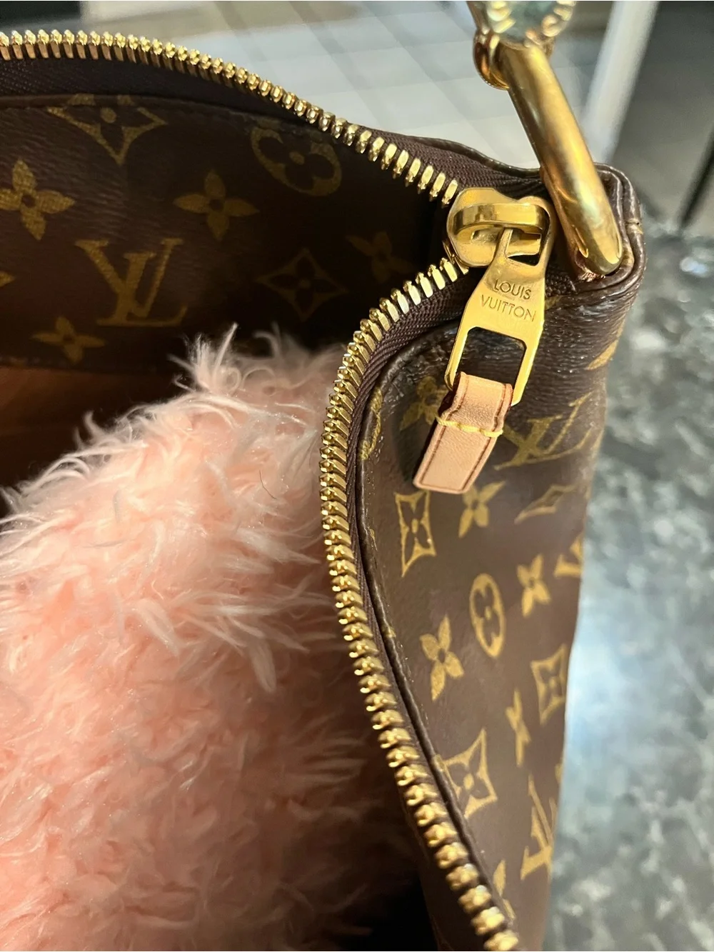 Louis Vuitton Monogram Brown Canvas Shoulder Bag Sully PM